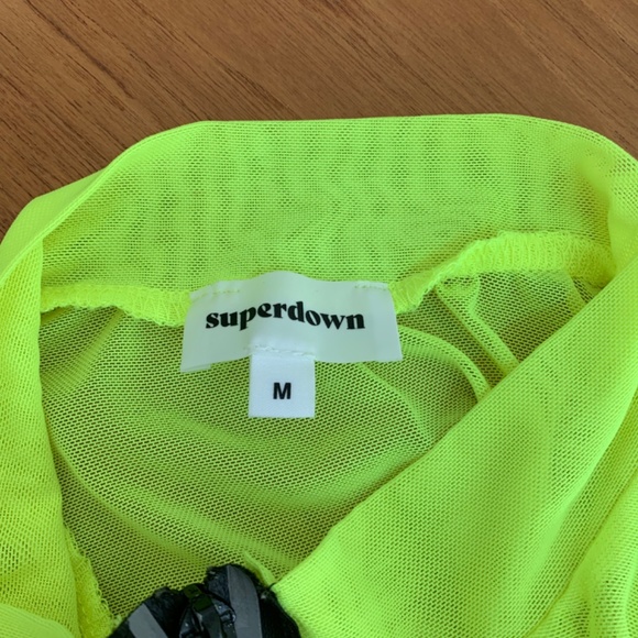 Superdown | Neon Reflective Rave Top - Picture 3 of 6